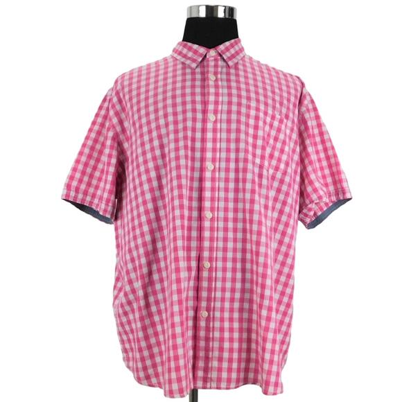 Weatherproof Cotton Polyester Short Sleeve Button Shirt Mens XXL - Picture 1 of 6
